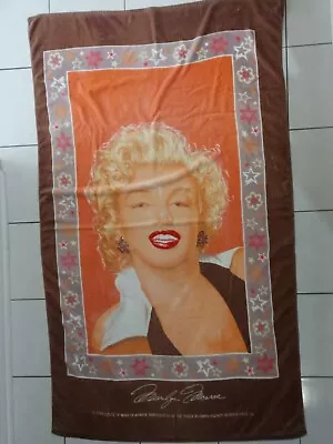 Rare VTG.1988 ESTATE Marilyn Monroe Full Color BEACH Towel 40  X 65  SHOWS MOLE  • $14.56