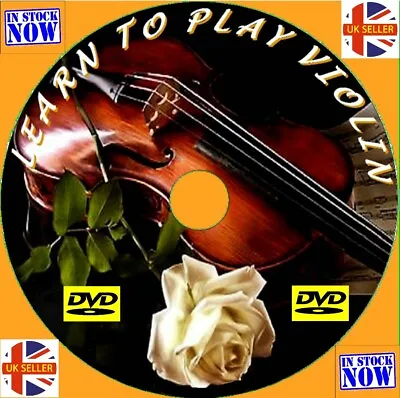 LEARN TO PLAY THE VIOLIN VIDEO DVD For Beginners By Experts Tuition Lessons NEW • £6.99