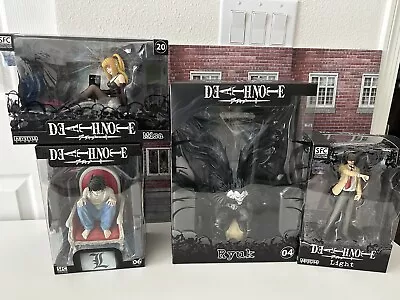 Death Note Figure Lot ABYStyle Light L Misa Ryuk SFC Collectible Preowned • $175