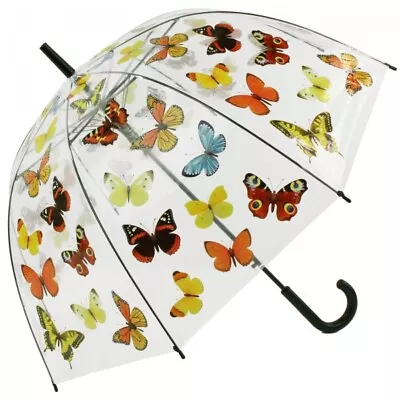 Fallen Fruits See-Through Umbrella - Butterflies • £12.95