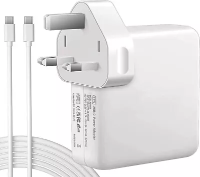 96W USB C Power Adapter Charger With USB-C Cable For MacBook Pro 16/15/14/13 Air • £24.95