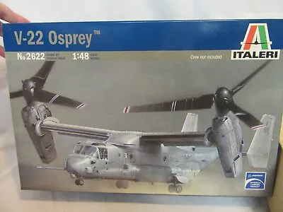 $28.95 • Buy Italeri V-22 Osprey1:48 Sealed-Parts Complete Model Kit NEW Boeing Licensed
