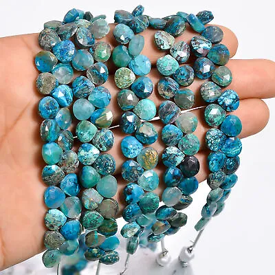 Natural Shattuckite Gemstone Heart Faceted Beads 7X7X4 Mm Strand 2025 Pcs GB741 • $15.40