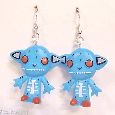 Harajuku Japan The Gooli Monsters Skellbo Mini Art Toys Dangle Earrings ALIENS! • $6.75