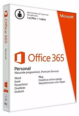 Upgrade To Microsoft Office 365 Personal • $99