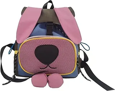 Cartoon 3D Dog Toddler Kids Baby Nursery Rucksack Backpack Pre-School Plush Bag • £7.99