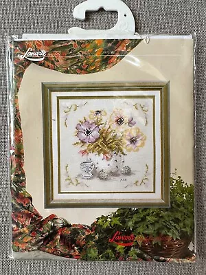 Lanarte Counted Cross Stitch Flower Bowl Bouquet #34230 • £11.50