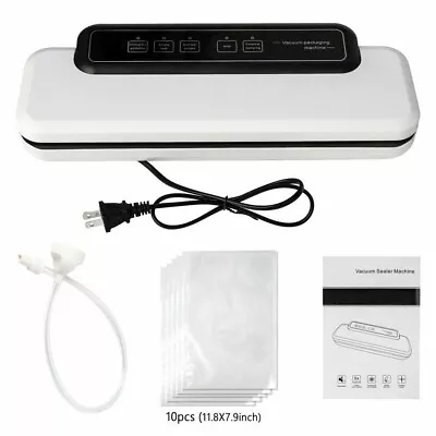 Vacuum Sealer Machine Food Saver System With 10 Bags No Box • $13.99