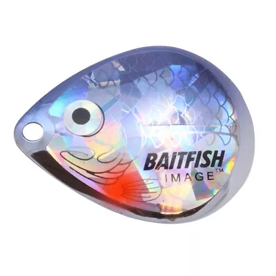 Northland Tackle Baitfish-Image Colorado Blade Size 3 - Silver Shiner 3 Per Pack • $3.59