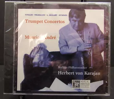 Trumpet Concertos Maurice Andre & Herbert Von Karajan Berliner Philharmoniker CD • $13.19