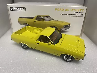 1:18 Ford XC Utility Pine N Lime #18799 Carlectable Diecast Ute FREE 1/64 Shell • $177.50