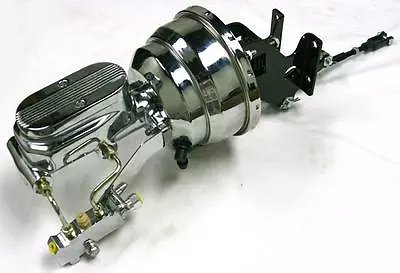 $265.75 • Buy  1967-72 Chevy C10 Truck Suburban Chrome Brake Booster Master Cylinder DISC DRUM