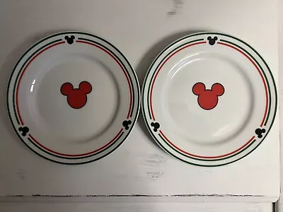 2 Vintage Disney  Gourmet Mickey Mouse  6.5  Bread/dessert Plates • $14