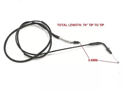 70  Throttle Cable For Moped Go Kart Dune Buggies Cb11s • $6.35