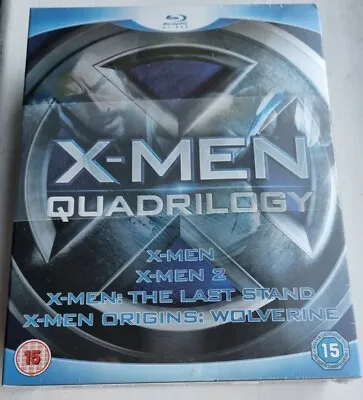 X-Men Quadrilogy: 4 X-Men Movies (Slipbox Blu-ray 2009 4-Disc Set) • £5.95