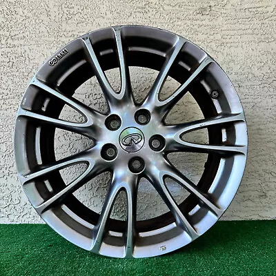 Hyper Silver 18  X 7.5  Factory OEM Wheel Rim 2017 - 2013 Infiniti G25 G35 G37 • $161.99