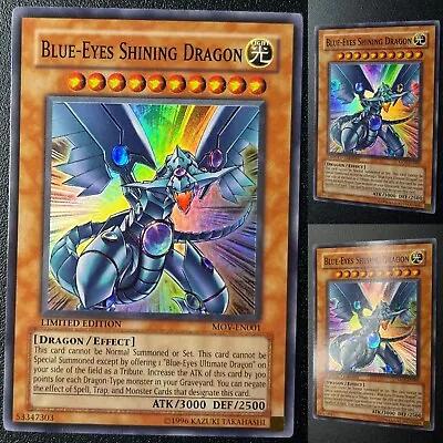 Yu-Gi-Oh! Blue-Eyes Shining Dragon - MOV-EN001 - Super Rare - Movie Pack - MP • £4.79