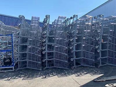 Lot Of 105 (778n) Extra Large Metal Shopping Carts-30 Wide • $4725