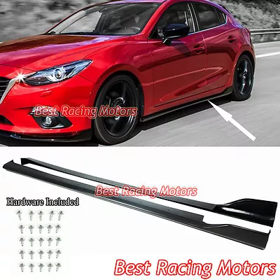 For 2014-2018 Mazda 3 4/5dr MS Style Side Sills Skirts (Urethane) • $145.99