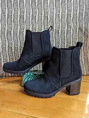 Ugg Hazel Women's Waterproof Chelsea Ankle Boots Black Sz 9 Lightly Used • $85