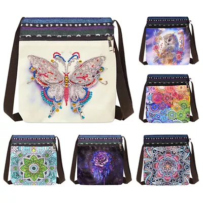 Special Shaped Owl Diamond Painting Tote Bag Mandala For Woman Home Organizer • $14.29