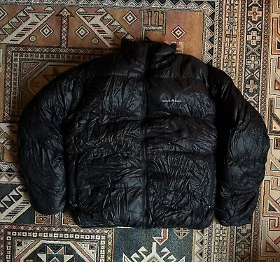 Men’s Montbell Mirage Parka USA XL Down Jacket Black Lightly Used Rare No Hood • $182