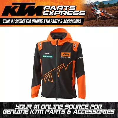 New Oem Ktm Orange/black Team Hardshell Jacket 100%polyester Size: Medium • $130