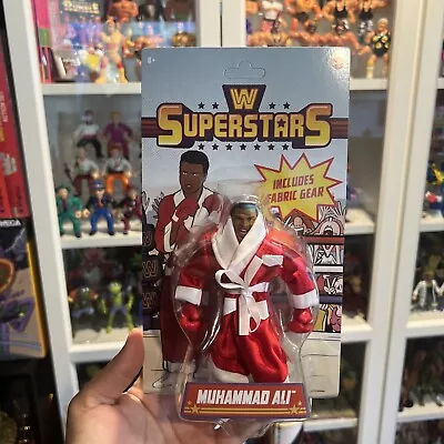 WWE Superstars Series 9 Muhammad Ali Action Figure Retro Collectible UNPUNCHED • $59.99