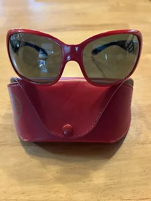 Original Ray Ban Red Woman’s Sunglasses RB 4118  730 3n.   With Matching Case • £17.29