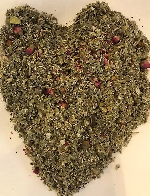 No.60 Herbal Blend Mixture! - Roses Raspberry Damiana Mullein Marshmallow Leaf  • $12.43