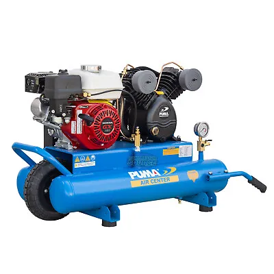 Puma 8 Gallon Gas Powered Air Compressor With Honda Engine Wheel Barrow Style • $1499.95