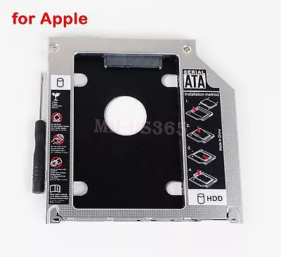 SATA 2nd HD SSD Hard Drive Caddy Apple Unibody MacBook Pro 2011 2012 Optical Bay • $9.75