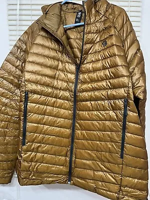 New Mountain Hardwear Mens GHOST WHISPERER 2  Hoody Jacket Large Golden Brown • $319.99