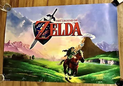 The Legend Of Zelda 64 Ocarina Time 64 Nintendo 64 Licensed Poster 91 5X61 5 • $163.59