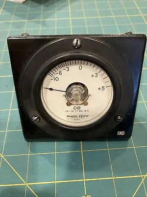 Western Electric  Gauge Meter -10-+5 G2AC DB DC Antique Steampunk • $20