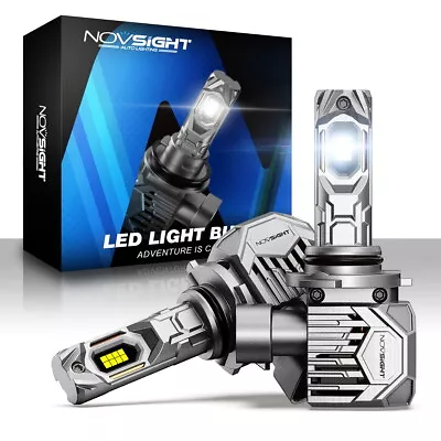NOVSIGHT HB4 9006 LED Headlight Globe Light 6500K High Low Beam Bulbs Kit White • $49.99