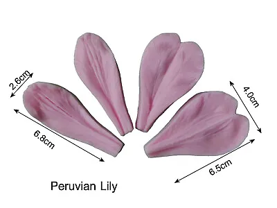 Peruvian Lilly Petal Silicone Veiner Molds #Ak028. ClayGum Paste Flowers. • $12.99