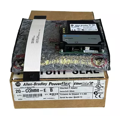 NEW ALLEN BRADLEY 20-COMM-E /B PowerFlex EtherNet/IP ADAPTER 5vDC 350mA 20COMME • $600