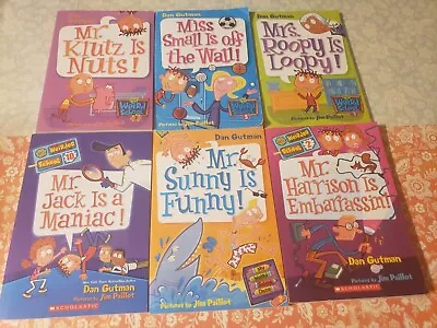 Dan Gutman - My Weirder School & My Weird School - Lot Of 6 Paperback Books • $4.98