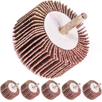 £10 • Buy 5x 40 GRIT FLAP WHEEL Drill/Rotary Tool Sanding/Abrasive Disc Pad Coarse/Rough