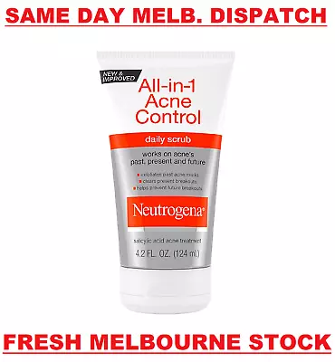 Neutrogena All-in-1 Acne Control Daily Facial Cleanser 2% Salicylic Acid 124mL • $32.50
