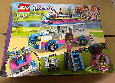 LEGO FRIENDS - 41333 Olivia 's Mission Vehicle - TV Boardcast Cat • $64