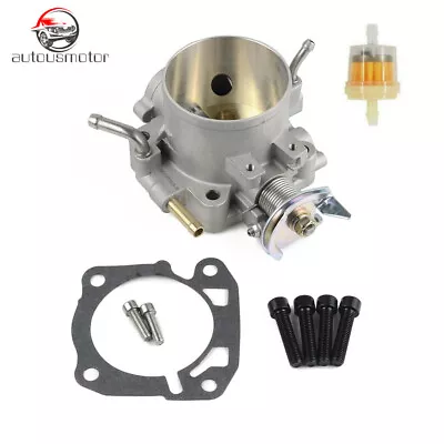 70mm Aluminum Throttle Body For Honda B16 B17 B18 B20 D15 D16 F20 F22 H22 H23 • $43.80