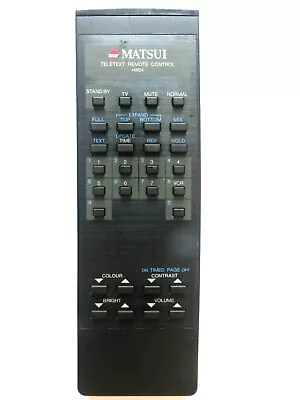 MATSUI TV REMOTE CONTROL For 1480A • £6.99