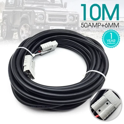 $31.99 • Buy Ready To Use10m 50Amp Anderson Plug Extension Lead 6mm TwinCore Automotive Cable