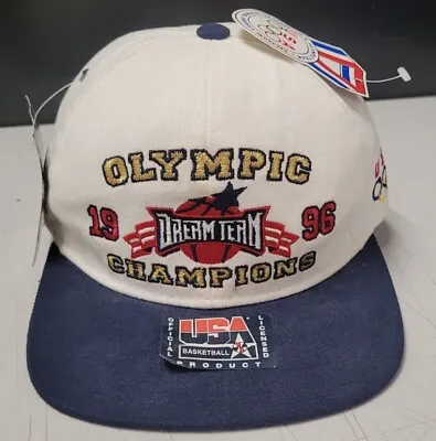 Vintage STARTER  1996 USA Basketball Dream Team CHAMPION  Hat NBA Olympics • $34.99