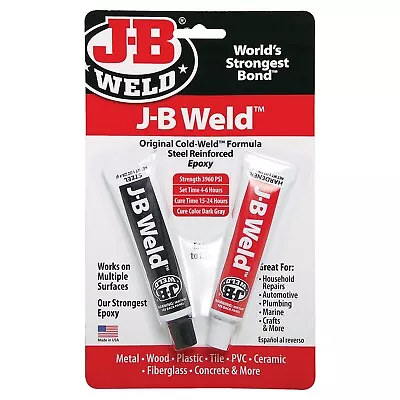 JB Weld High Strength Metal Filled Epoxy Adhesive • $14.50