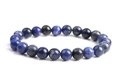 8-9MM Sodalite Bracelet Grade AAA Genuine Natural Round Gemstone Beads 7  • $5.79