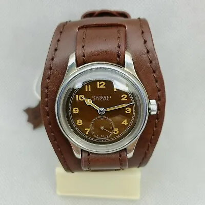 Rolex Marconi Military Watch  Tropical Dial 36X45 Size!!! Very Beautiful! • $750