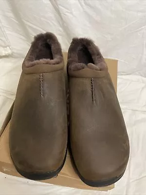 Merrell Encore Chill 2 Earth Brown Leather Upper Slip On Shoes Size 15 New • $59.99